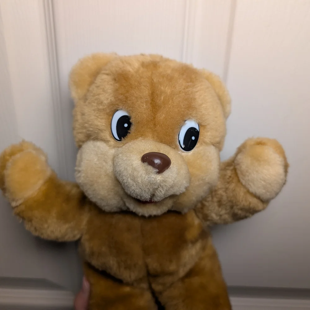 1986 Vintage Shoney's 11” Plush Bear Stuffed Animal Restaurant